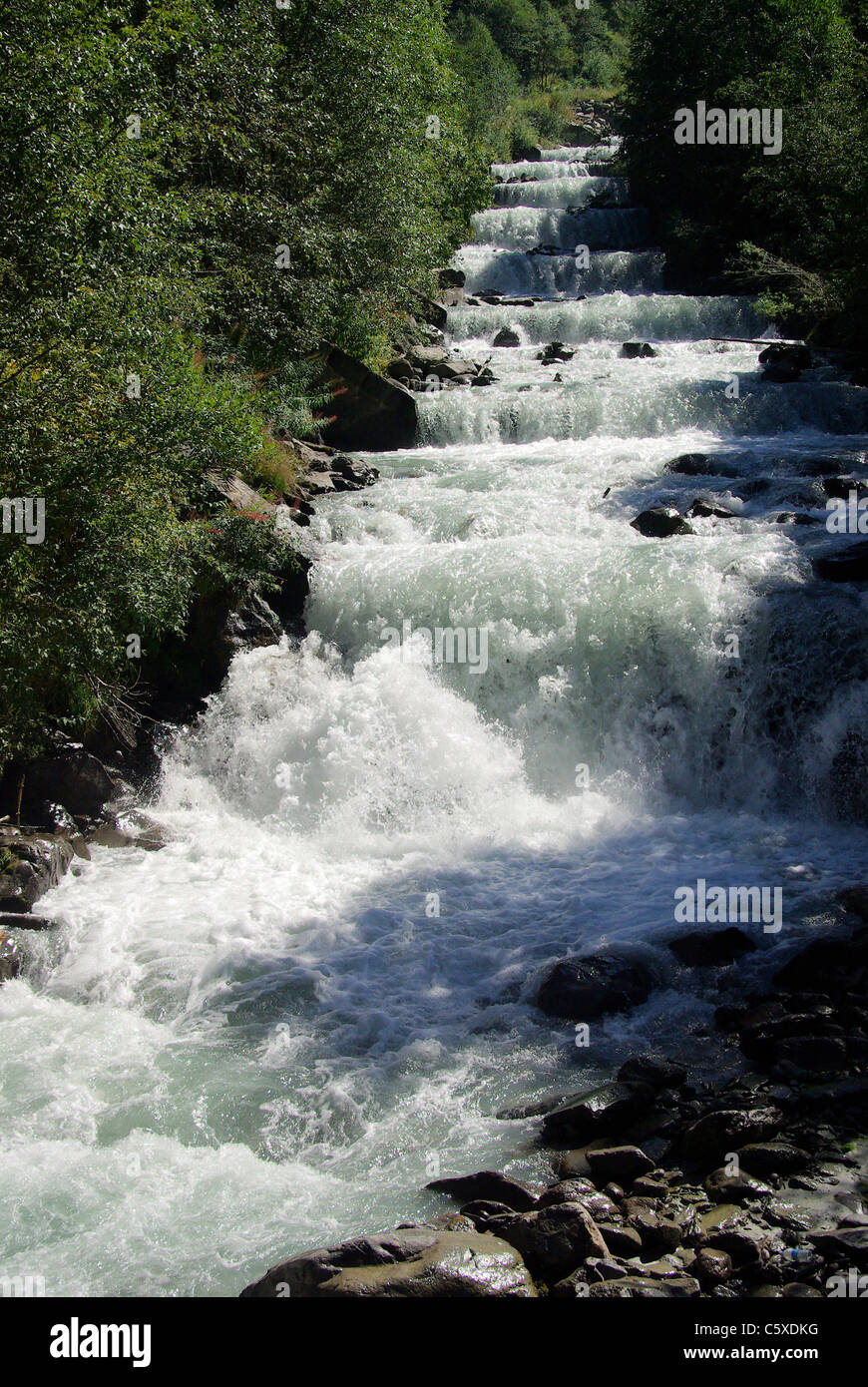 Suldenbach - Sulden creek 01 Foto Stock