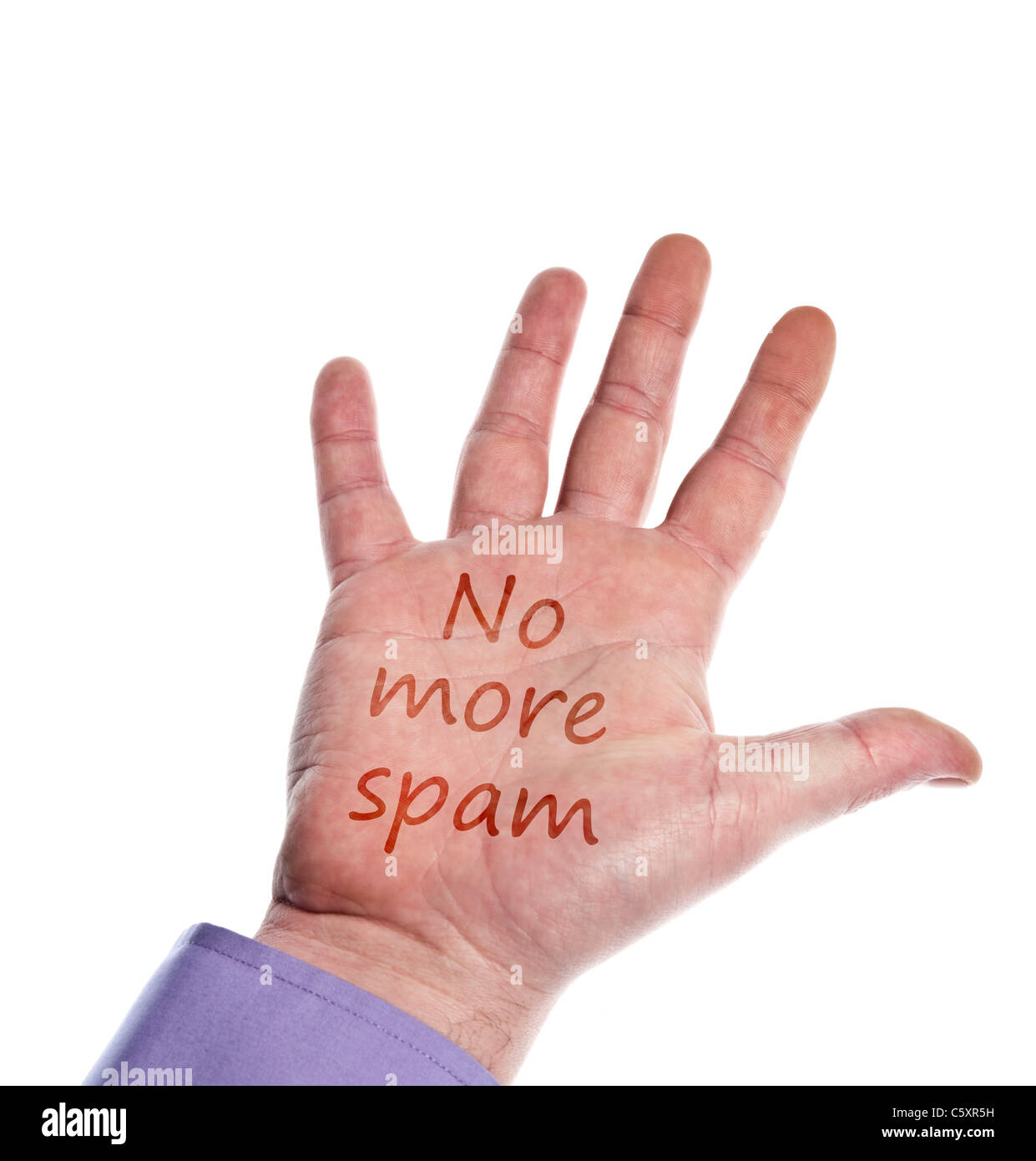 Nessuno spam Foto Stock