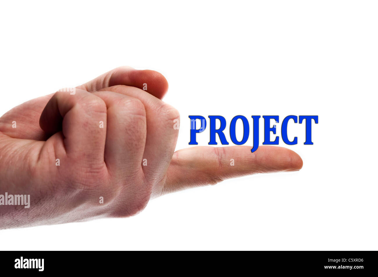 Parola di progetto Foto Stock