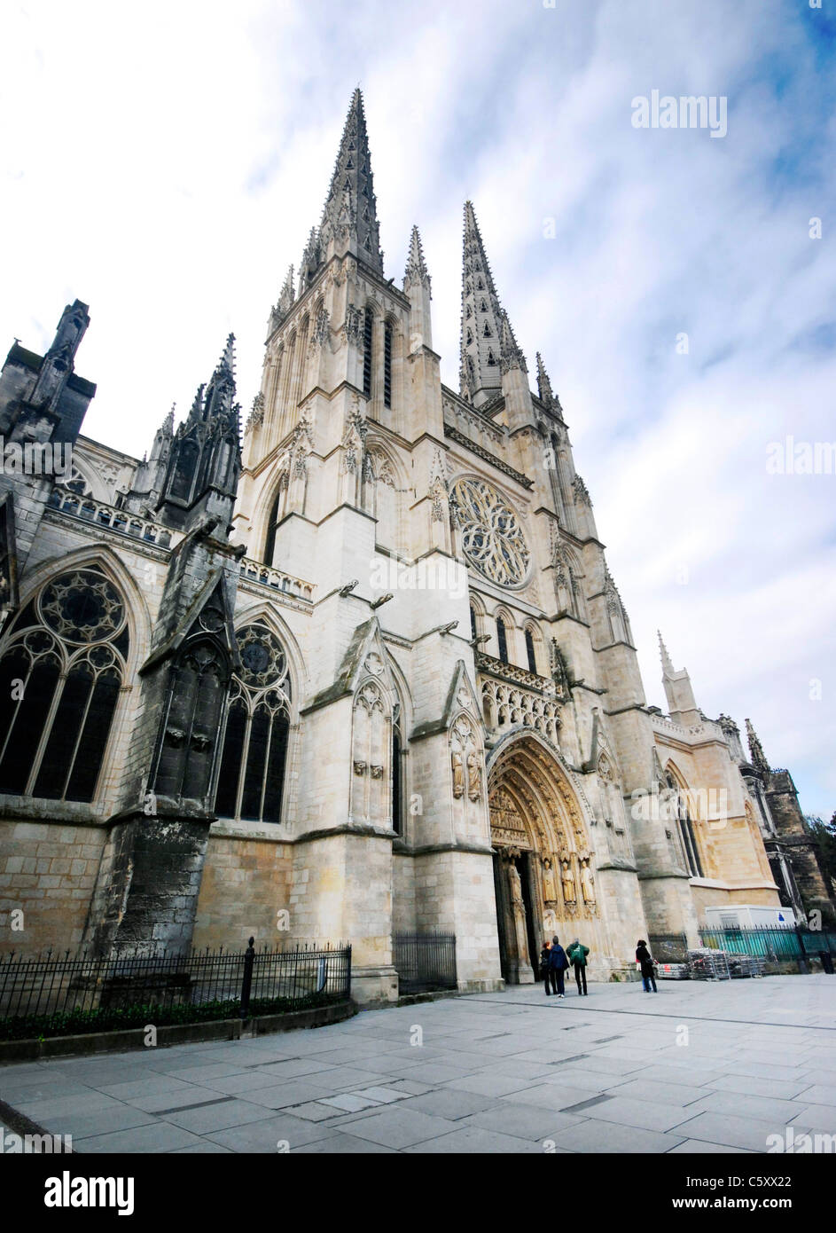 Cattedrale di Bordeaux (Cathédral Saint-André de Bordeaux) risale al XI secolo. Si tratta di un monumento nazionale di Francia. Foto Stock