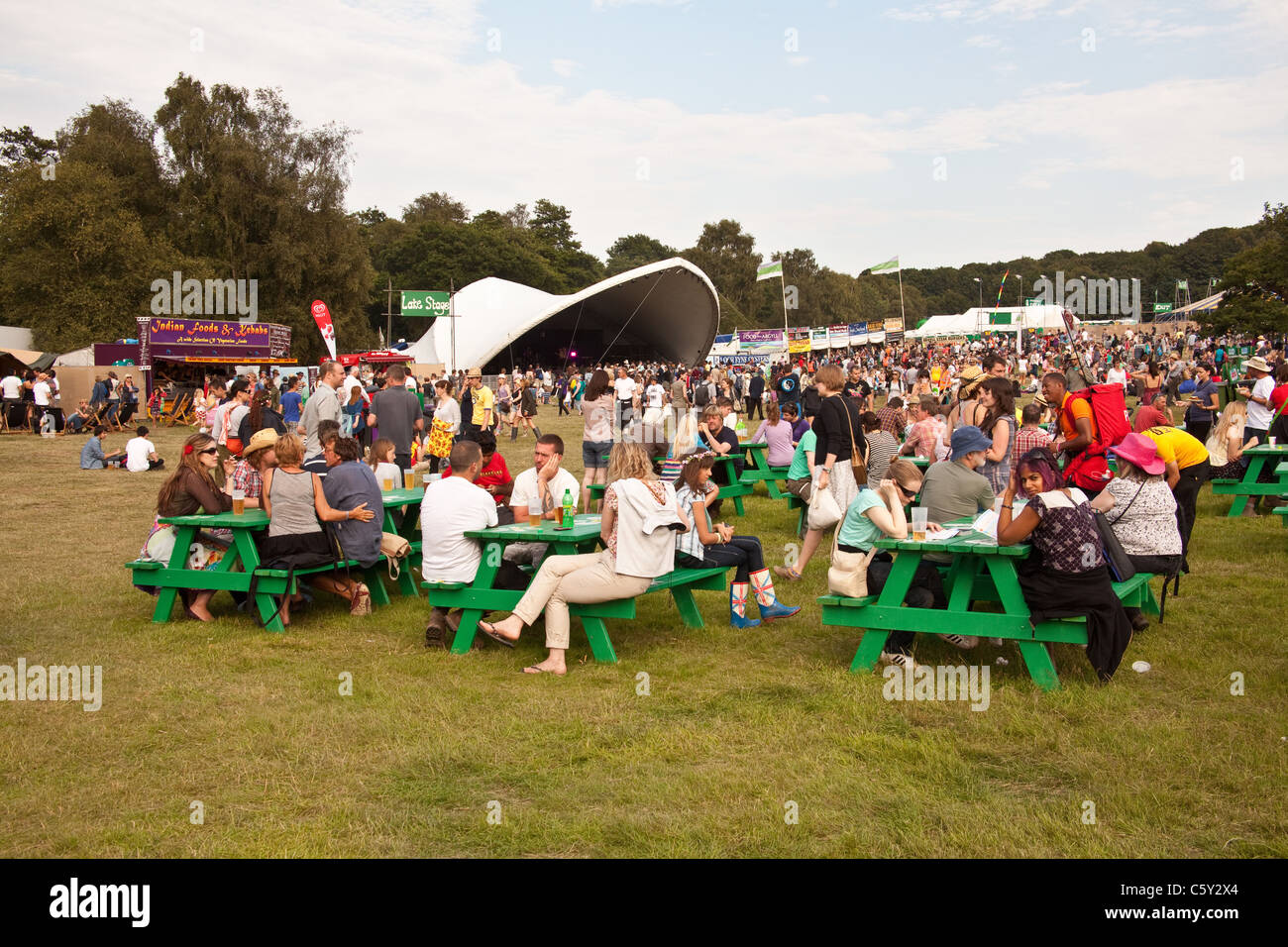 Latitude Festival,Henham Park, Suffolk, Inghilterra, Regno Unito. Foto Stock