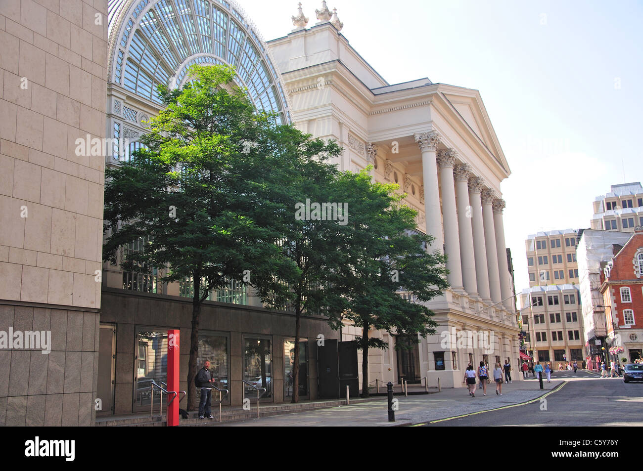 La Royal Opera House di Bow Street, Covent Garden, West End, la City of Westminster, Greater London, England, Regno Unito Foto Stock