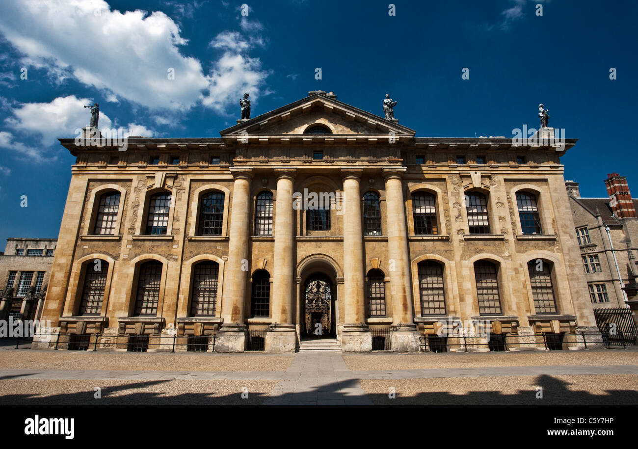 Clarendon Building a Oxford, Oxfordshire, Regno Unito. Foto Stock