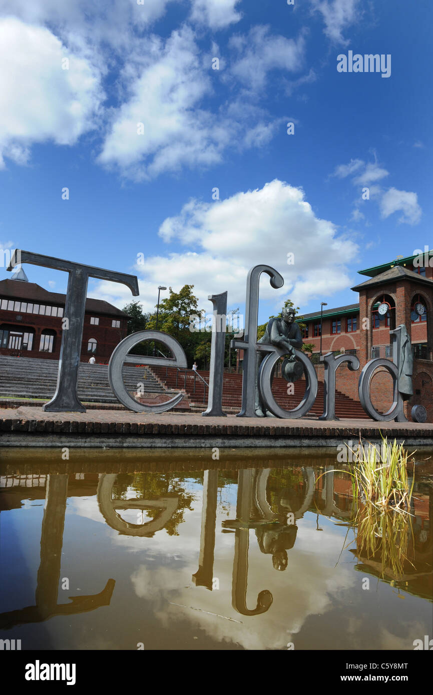 Telford Centro Città Shropshire England Regno Unito Foto Stock