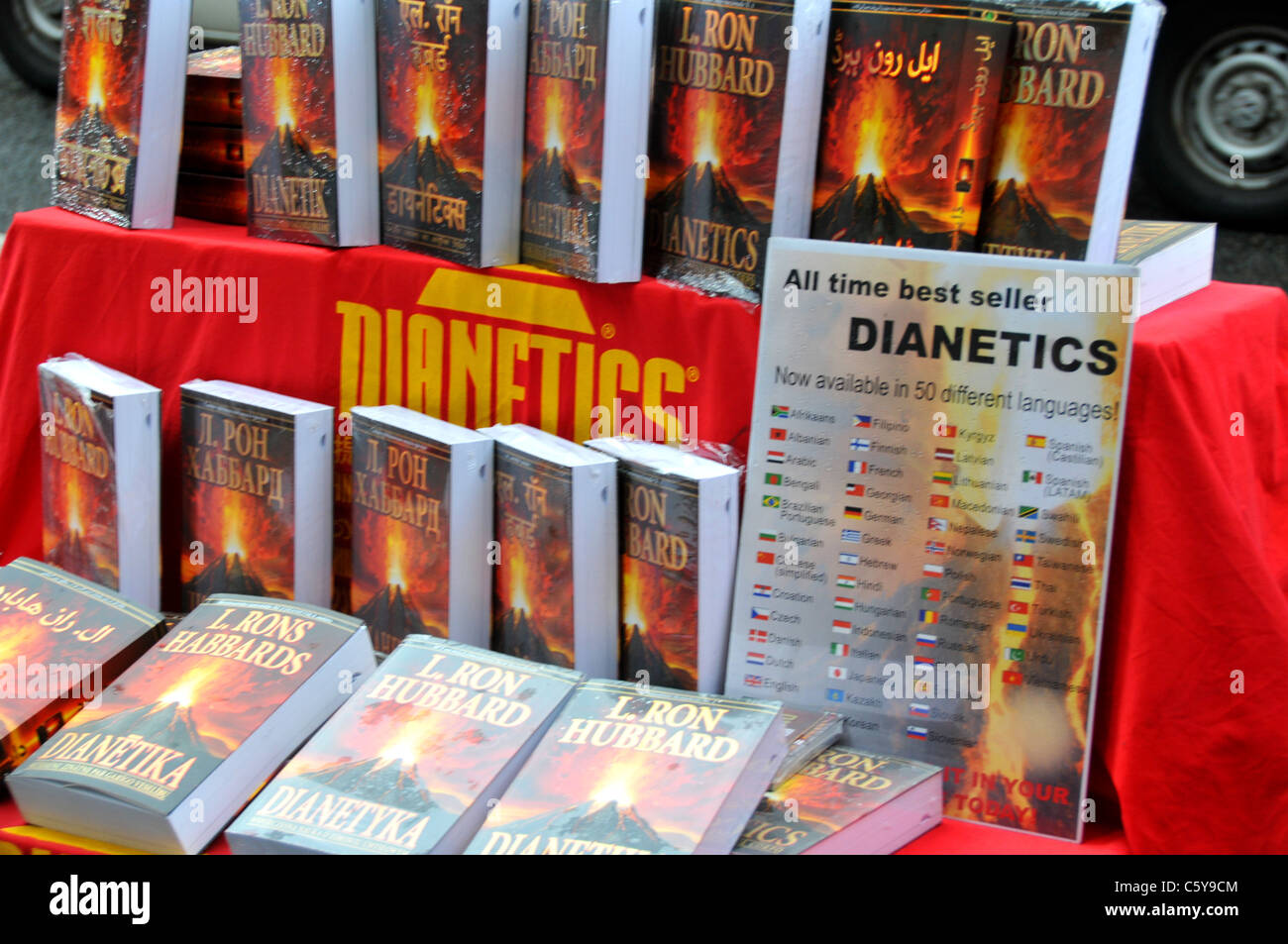 Dianetics Chiesa di Scientology Stress Test gli scientologisti Foto Stock