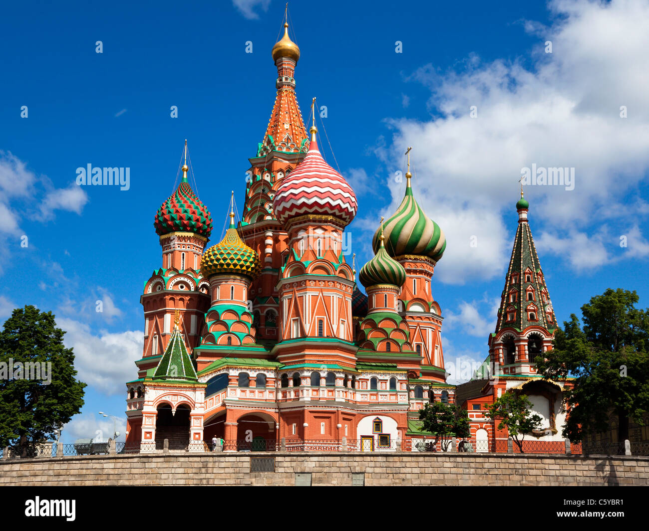 Intercessione Cattedrale di San Basilio sulla piazza Rossa di Mosca, Russia Foto Stock