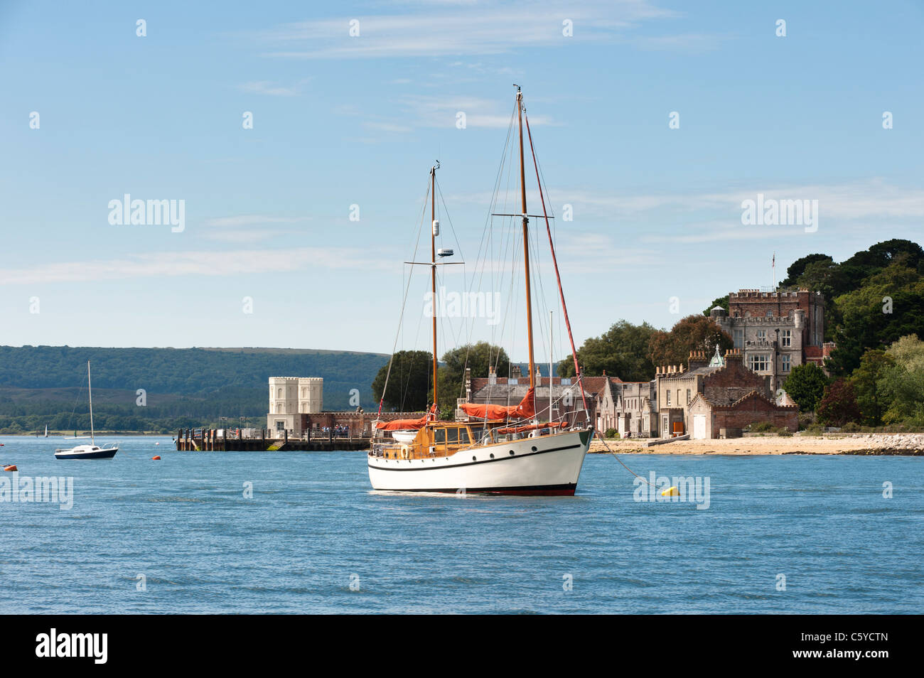 Brownsea Island, Poole Harbour Foto Stock
