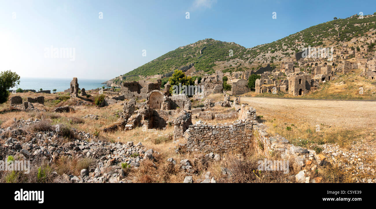 Il castello di Mamure Turchia castello medievale in Anamur distretto di Mersin Provincia Foto Stock