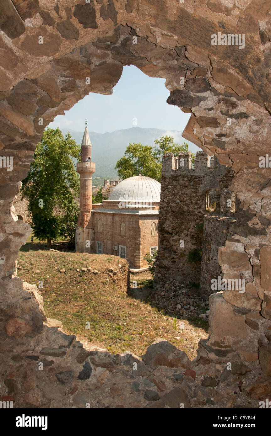 Il castello di Mamure Turchia castello medievale in Anamur distretto di Mersin Provincia Foto Stock