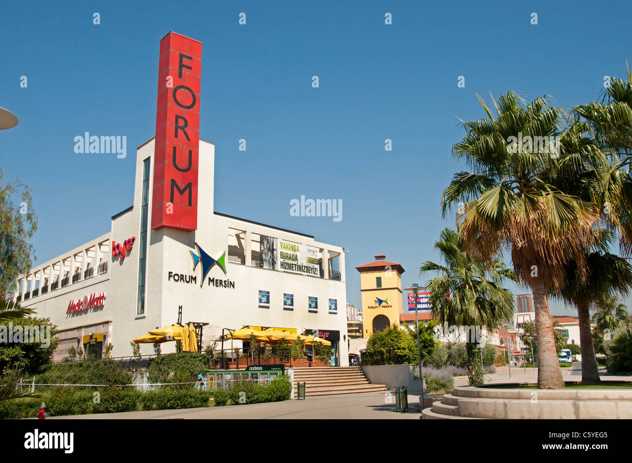 Forum di Mersin Shopping Center Turchia Town City Mall Foto Stock