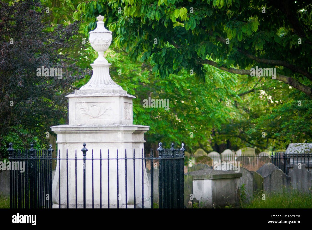 La tomba di Hogarth Foto Stock