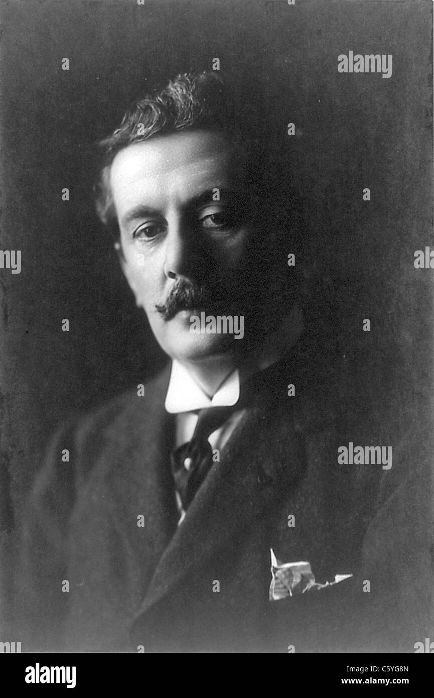 GIACOMO PUCCINI (1858-1924) Italiano compositore operistico Foto Stock