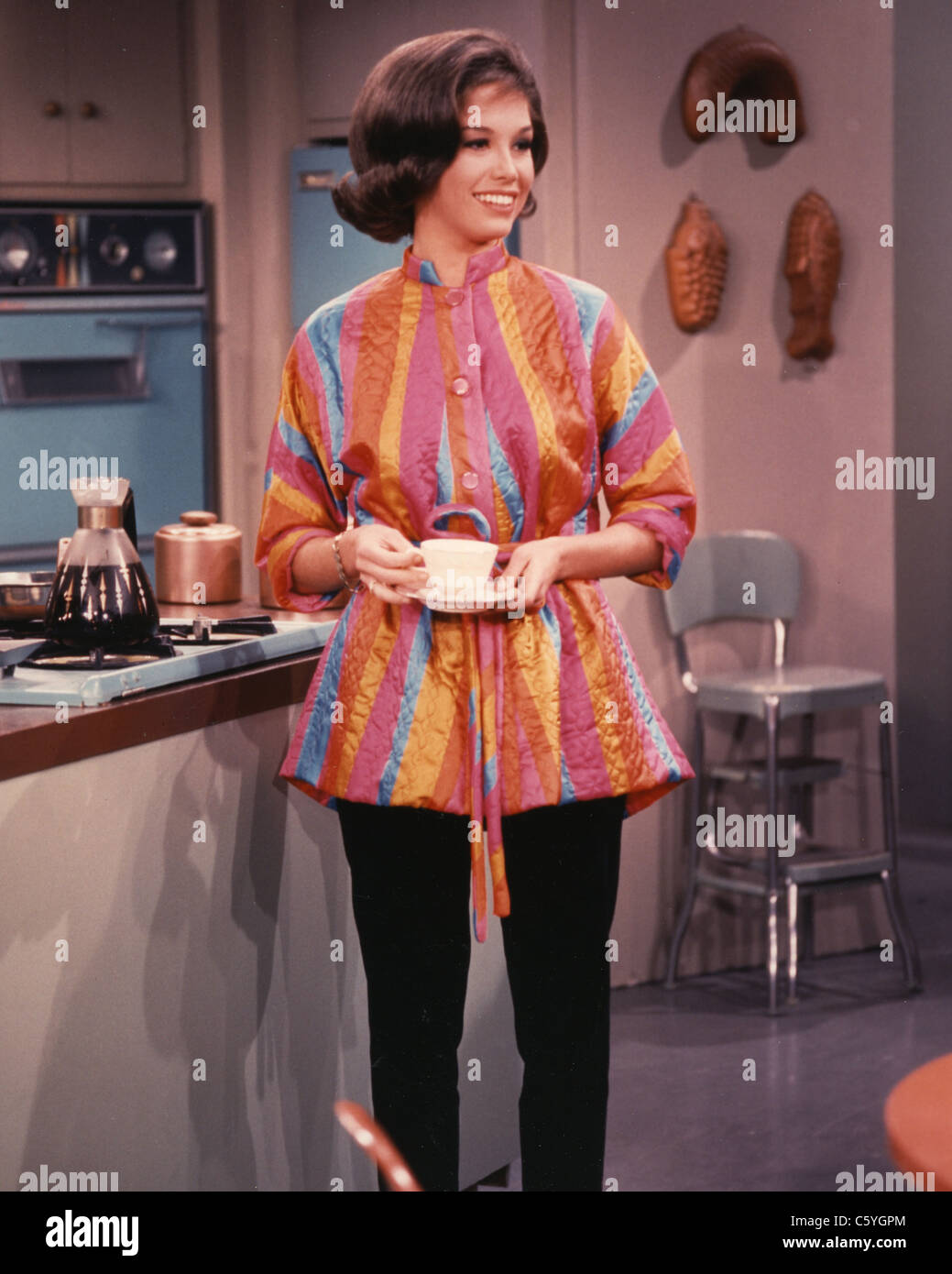 MARY Tyler Moore nel suo proprio noi sitcom TV mostra il Mary Tyler Moore Show circa 1975 Foto Stock