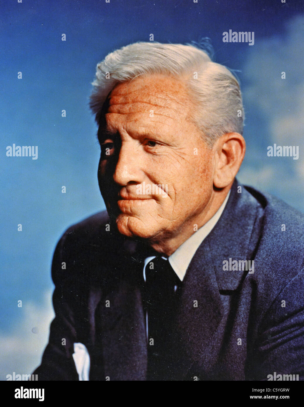 SPENCER TRACY (1900-1967) Noi stadio e attore di cinema circa 1960 Foto Stock