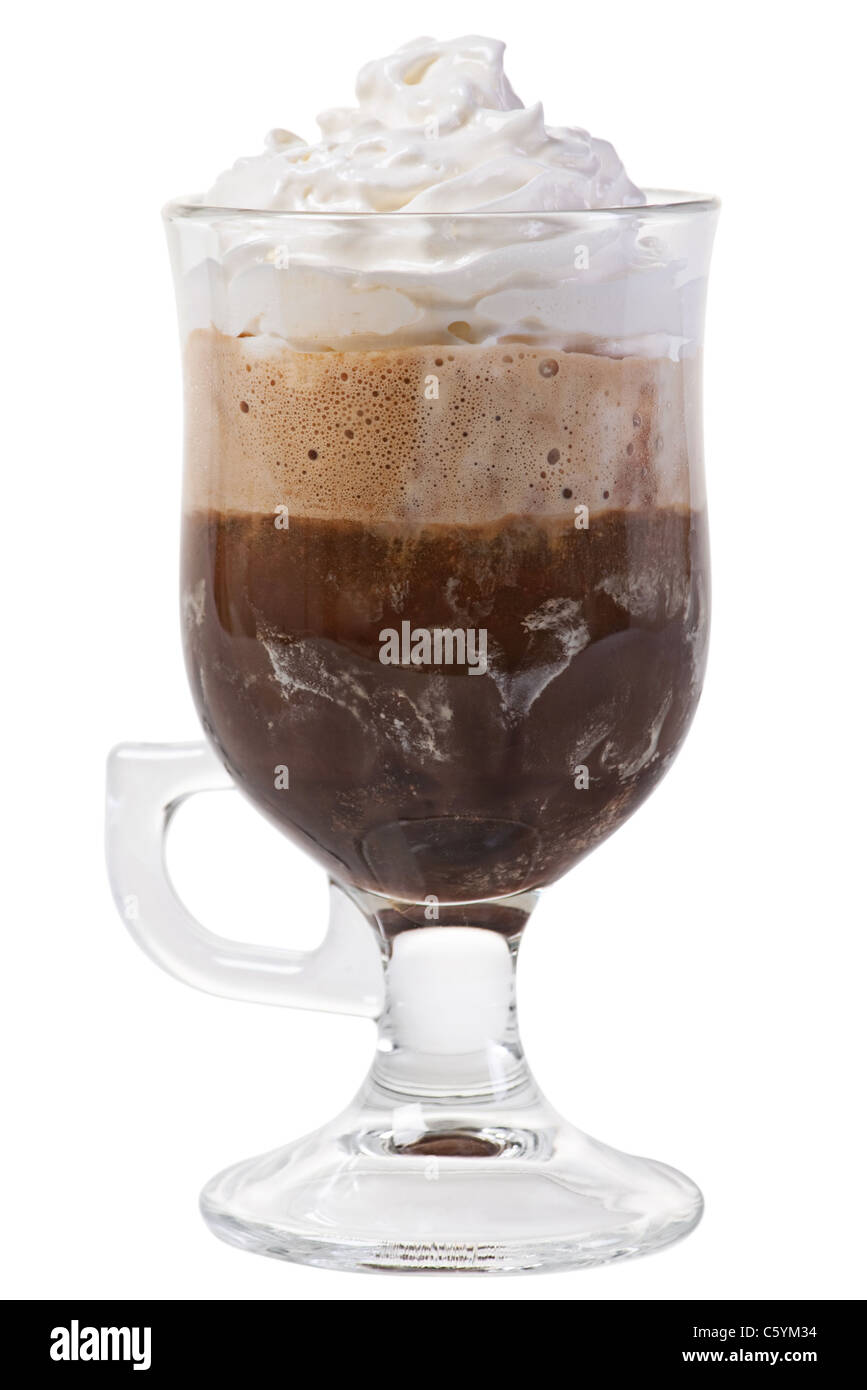 Bevanda calda dessert Foto Stock