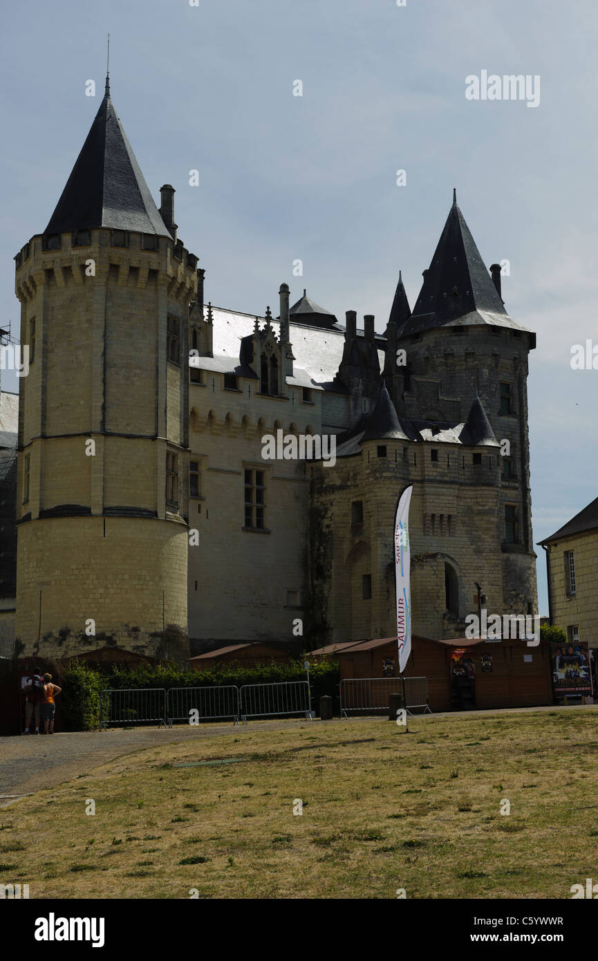 Château de Saumur , France Foto Stock