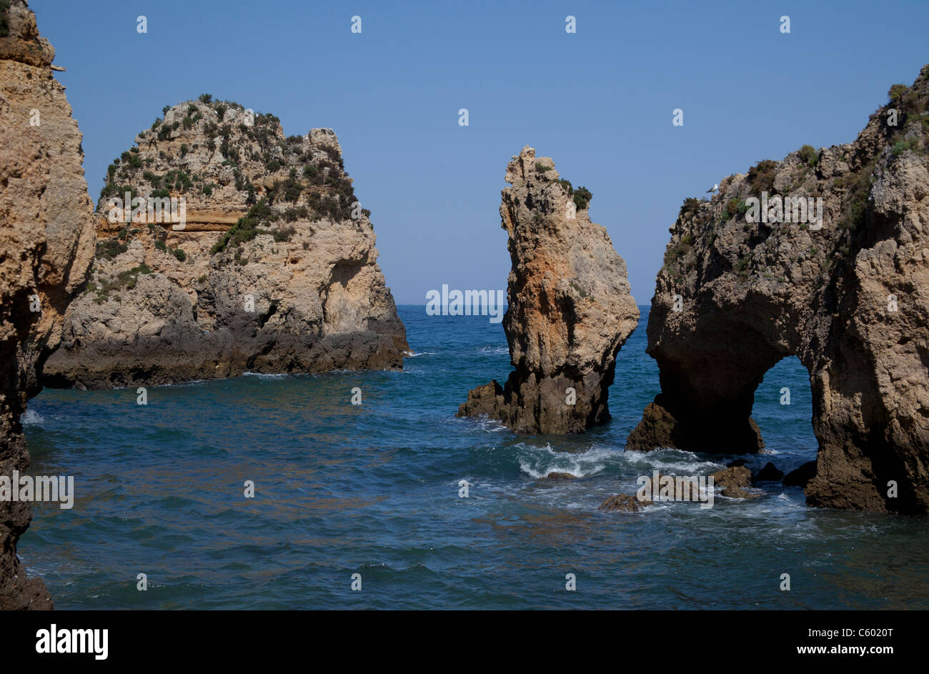 Il Portogallo, Algarve occidentale Foto Stock