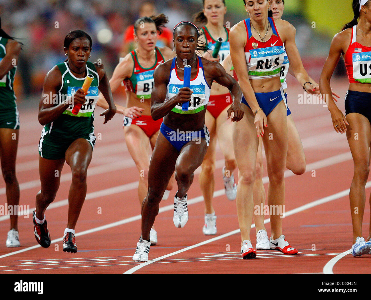 MARILYN OKORO GRAN BRETAGNA lo stadio olimpico di Pechino CINA 23 Agosto 2008 Foto Stock