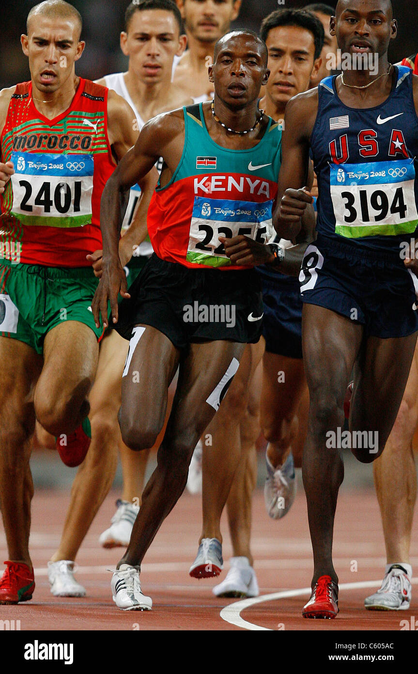 AUGUSTINE CHOGE KIPRONO KENYA lo stadio olimpico di Pechino CINA 17 Agosto 2008 Foto Stock