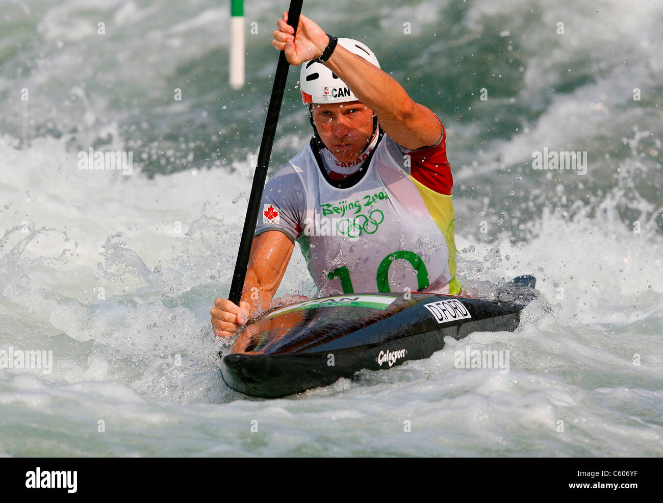 DAVID FORD MENS KAYAK K1 dello stadio olimpico di Pechino CINA 12 Agosto 2008 Foto Stock