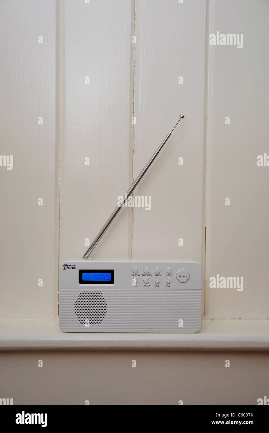 La radio digitale DAB Foto Stock