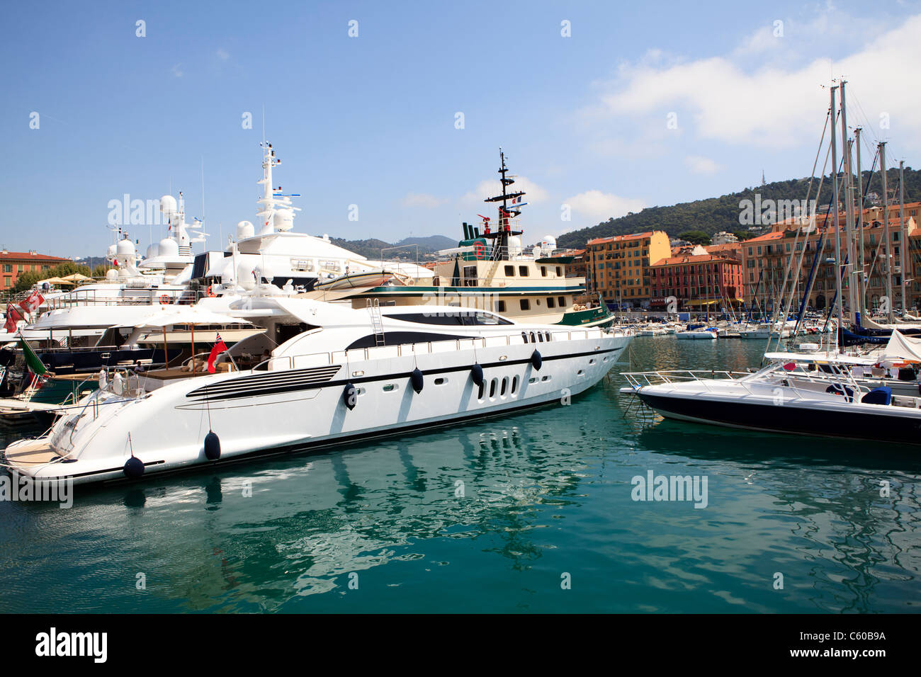Port, Nice, Francia Foto Stock