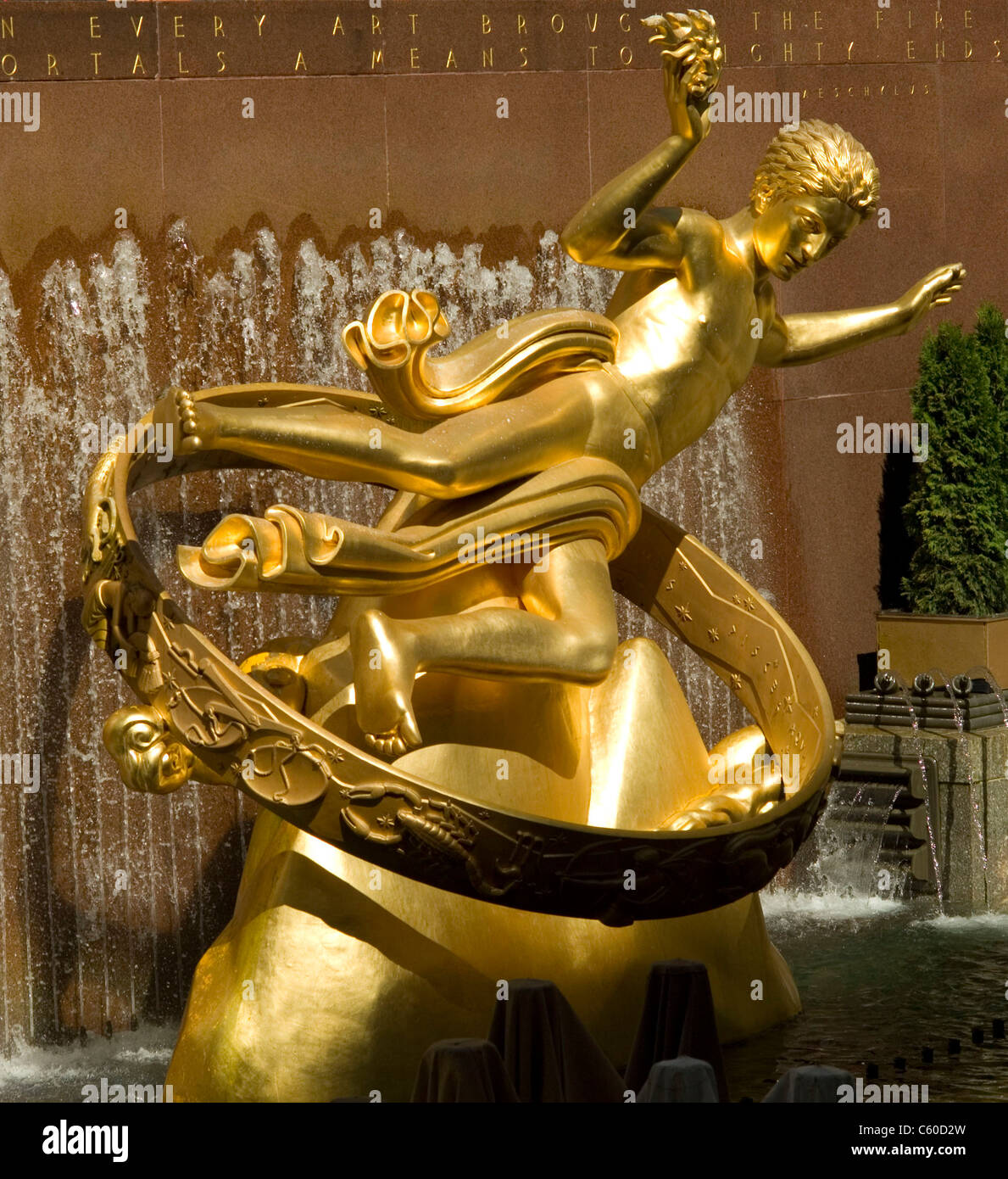 Prometeo presso il Centro Rockefeller Mercoledì, Settembre 15, 2010, a New York. Foto Stock