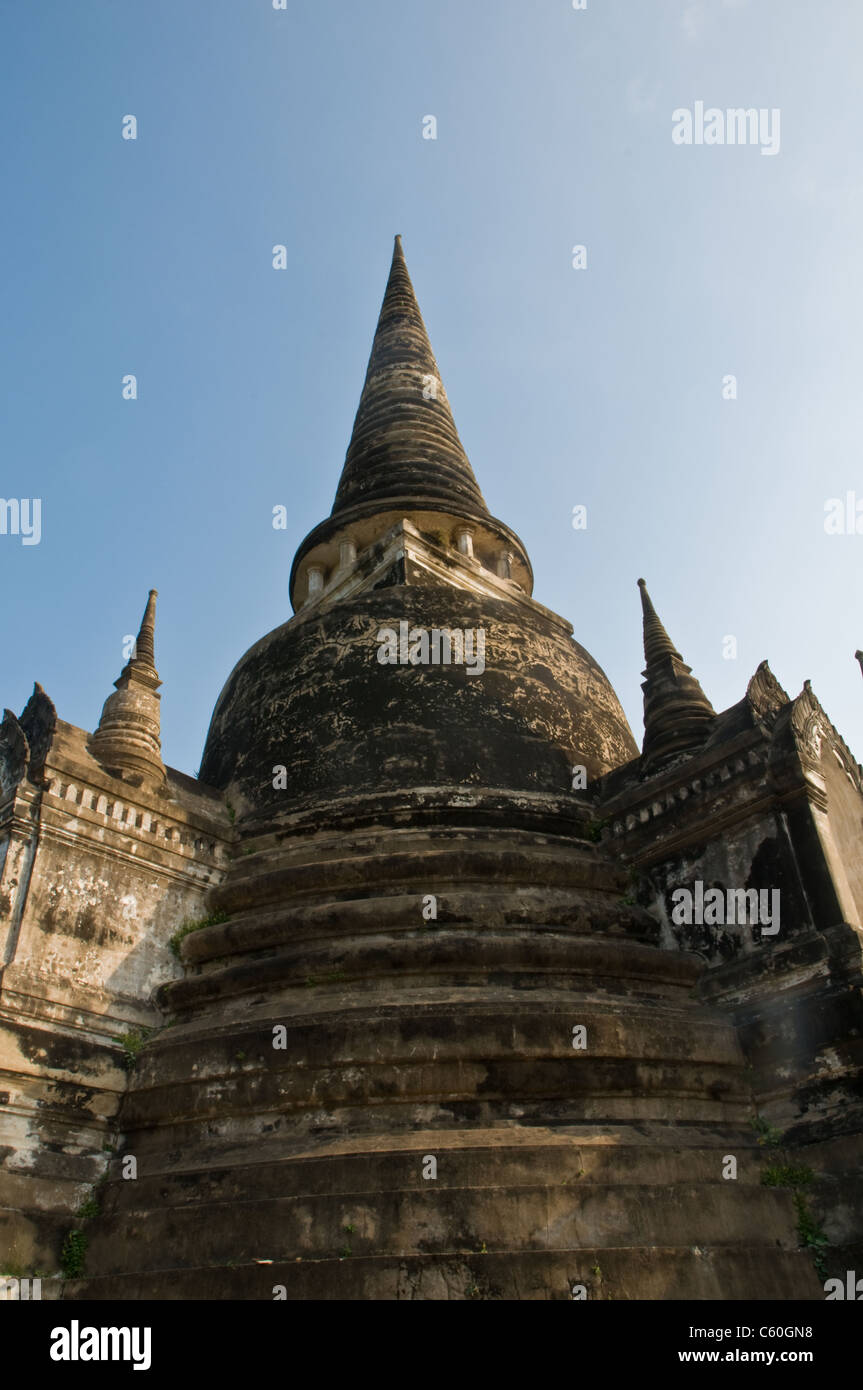 Ayutthaya city è la capitale della provincia di Ayutthaya in Thailandia. Il suo parco storico è un patrimonio mondiale dell'UNESCO. Foto Stock