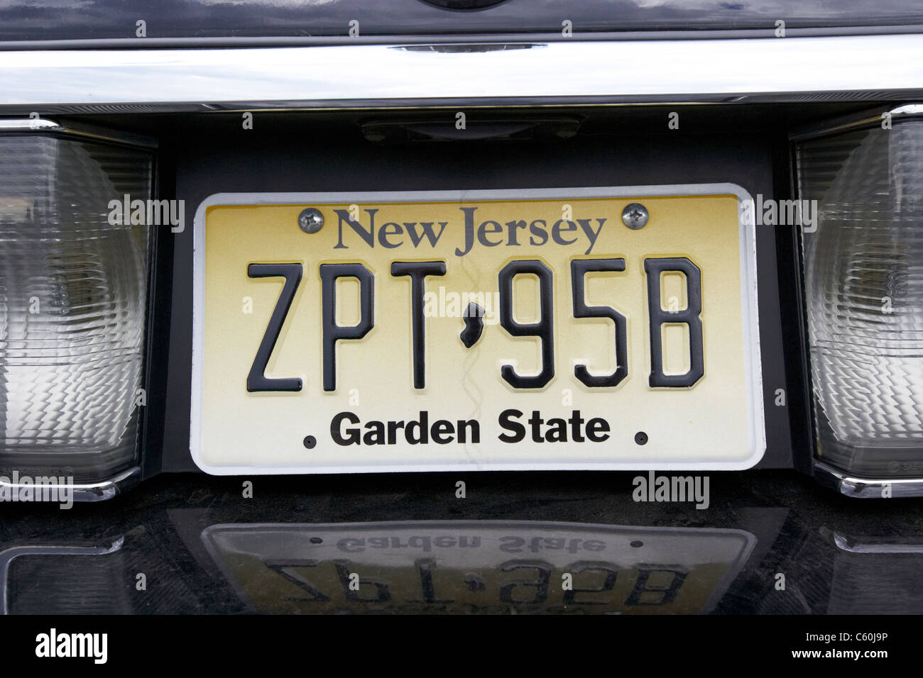 New Jersey Garden State veicolo piastra licenza di stato USA Foto Stock