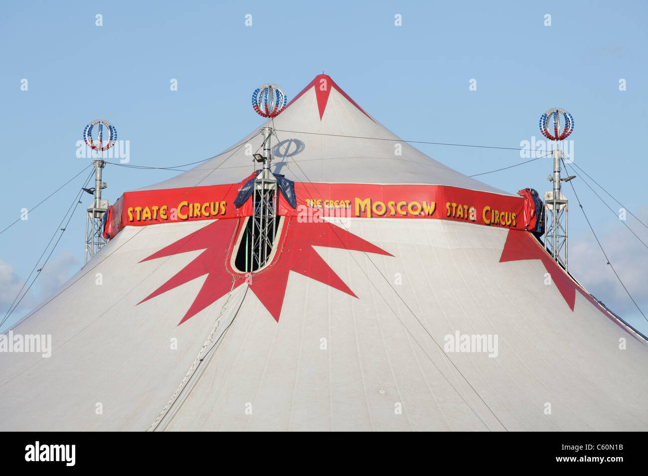 Moscow State Circus tenda, REGNO UNITO Foto Stock