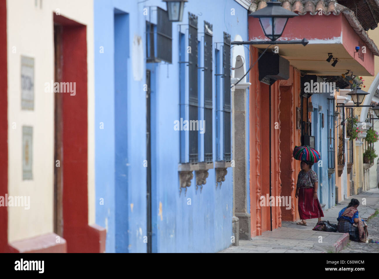 Calle del Arco, Antigua, Guatemala Foto Stock
