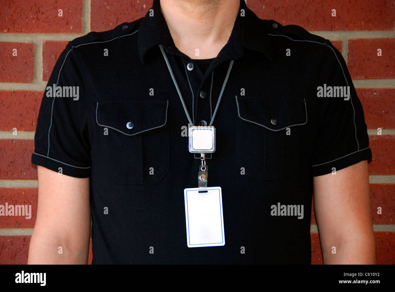 Distintivo di identificazione Foto Stock