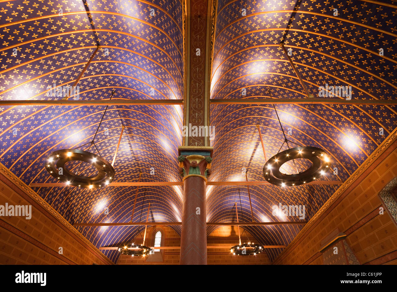 Francia, Valle della Loira, il castello di Blois, hall delle tenute generale Foto Stock