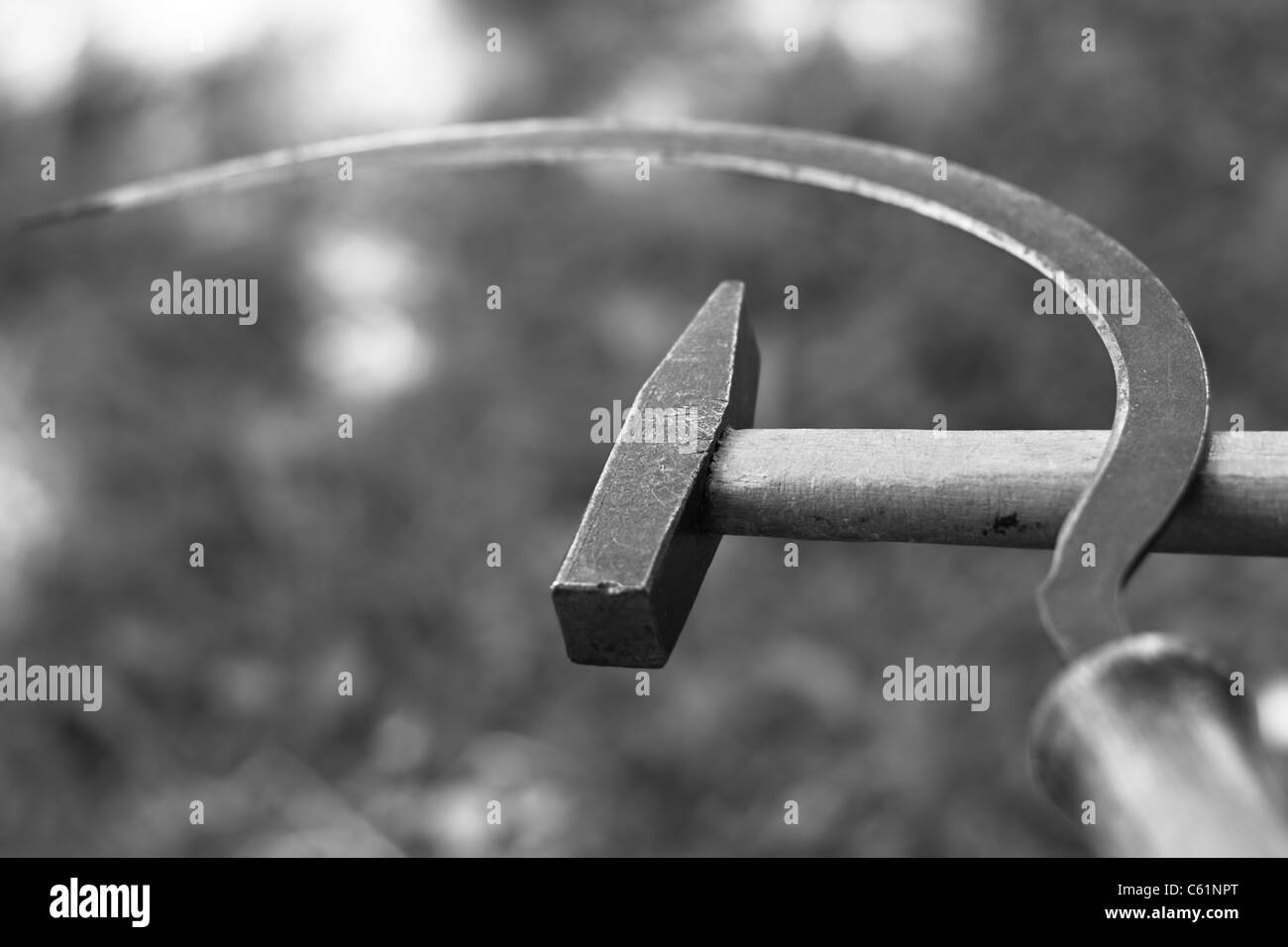 Russo FALCE E MARTELLO GEMELLI Ottone Soviet Rosso Esercito Militare - Foto 5