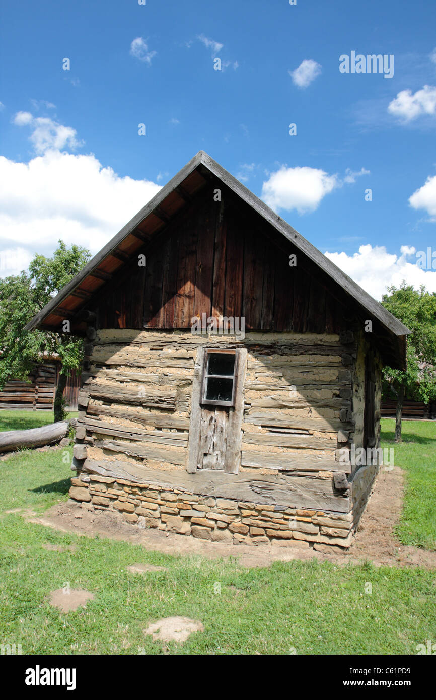 Open-air folk museum in Straznice, Repubblica Ceca Foto Stock