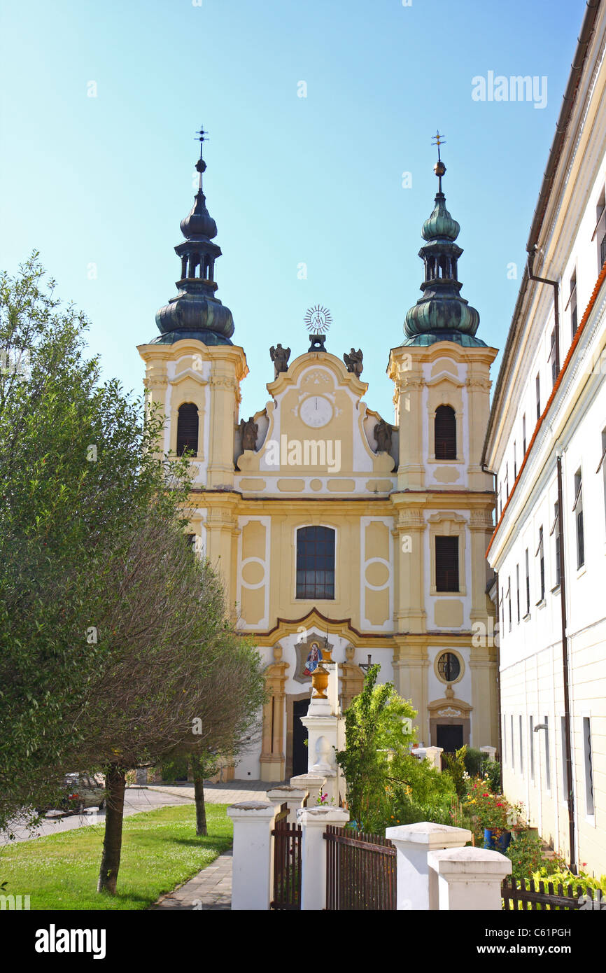 Chiesa dell Assunzione di Maria in Straznice, Repubblica Ceca Foto Stock