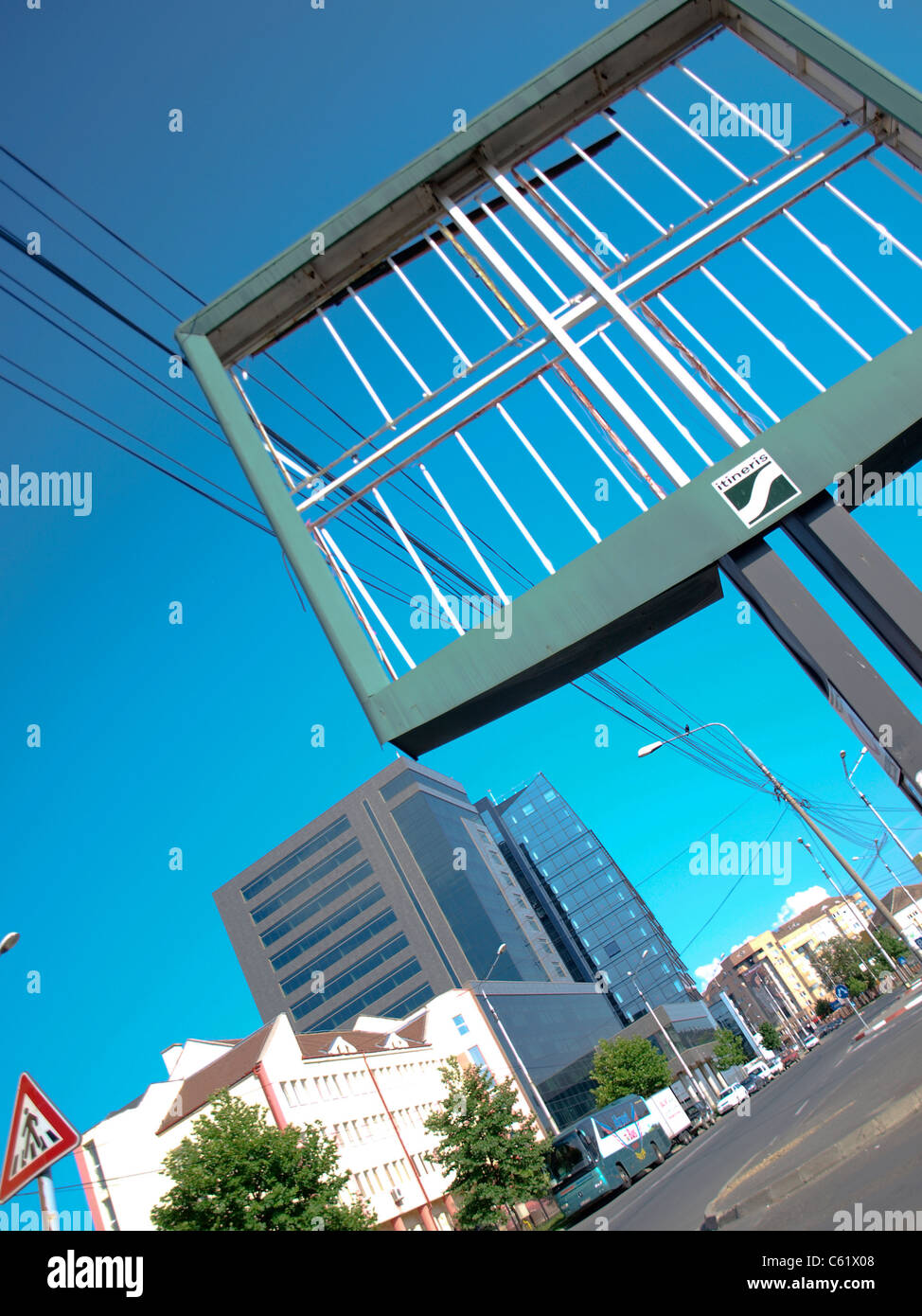 Bandiera vuota. Foto Stock