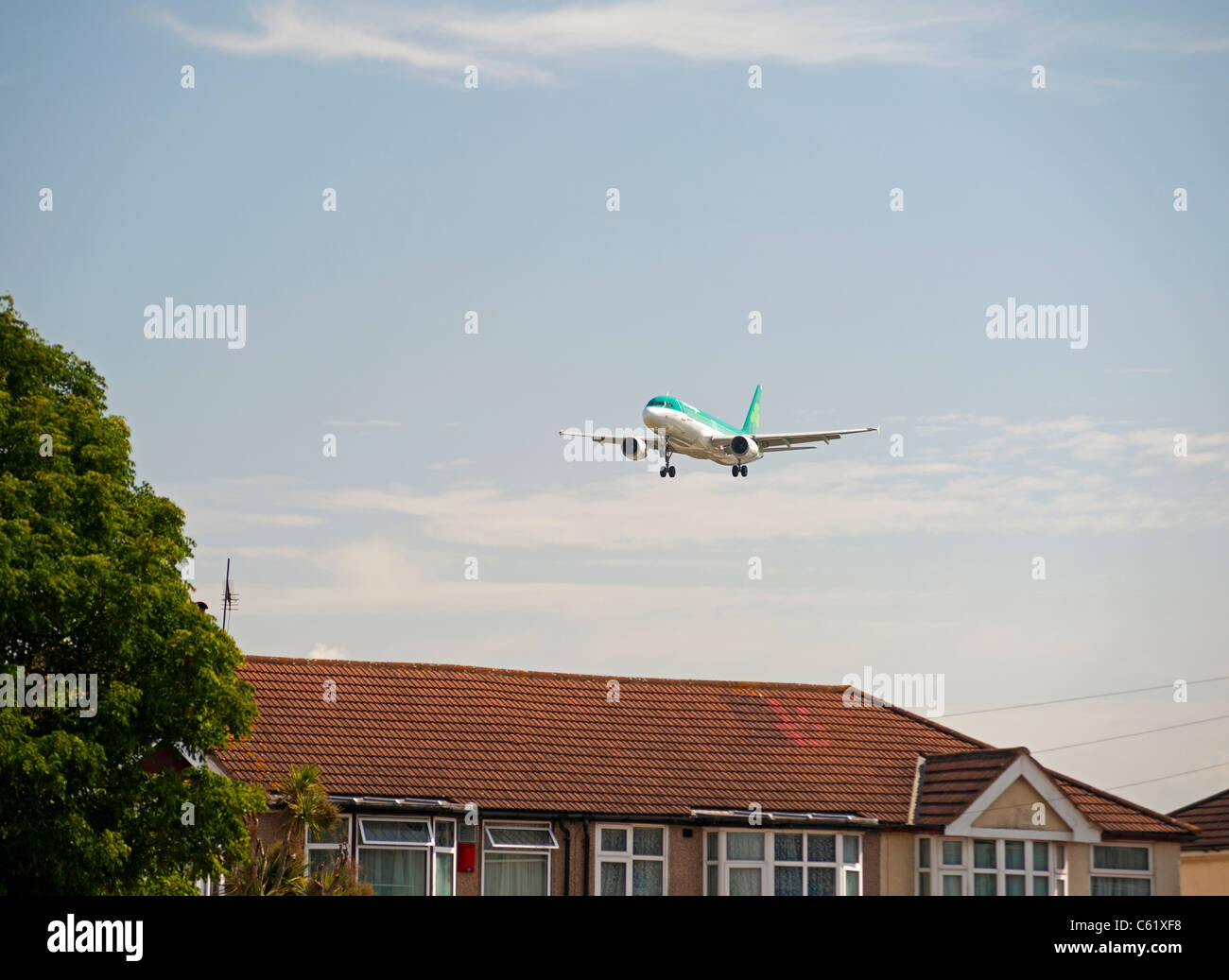 Aer Lingus Airbus A320-214 Ibar st. SCO 7555 Foto Stock