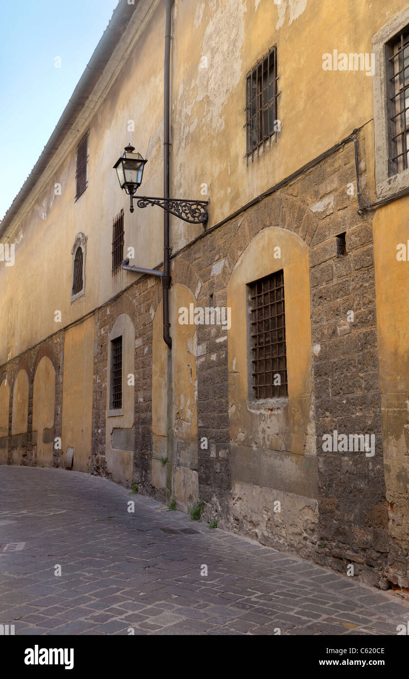 Firenze, Toscana, Italia, la più antica strada dove Galileo visse una volta, vicino a Piazza di Santa Felicita / Via de' Guicciardini, Foto Stock
