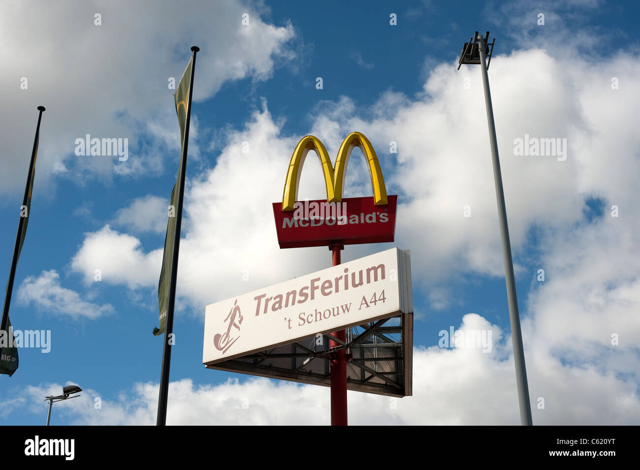 McDonald's Transferium Leiden Nederland Paesi Bassi Olanda Foto Stock