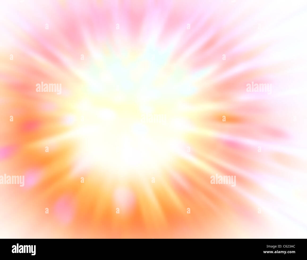 Abstract burst di sfondo in colori pastello Foto Stock