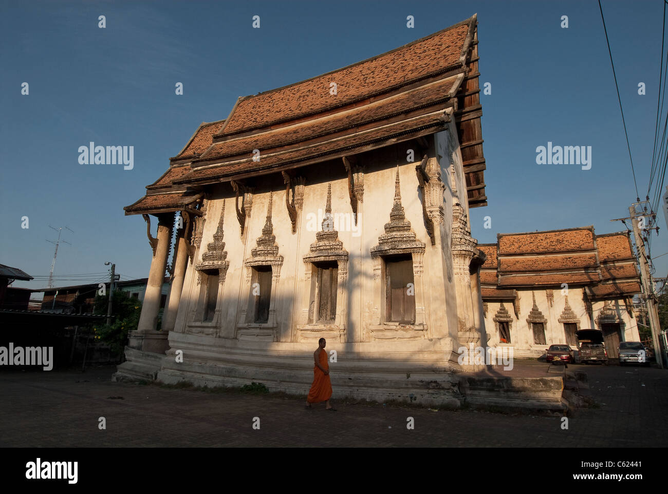 Wat Dusitaram Bangkok Noi Thailandia Foto Stock