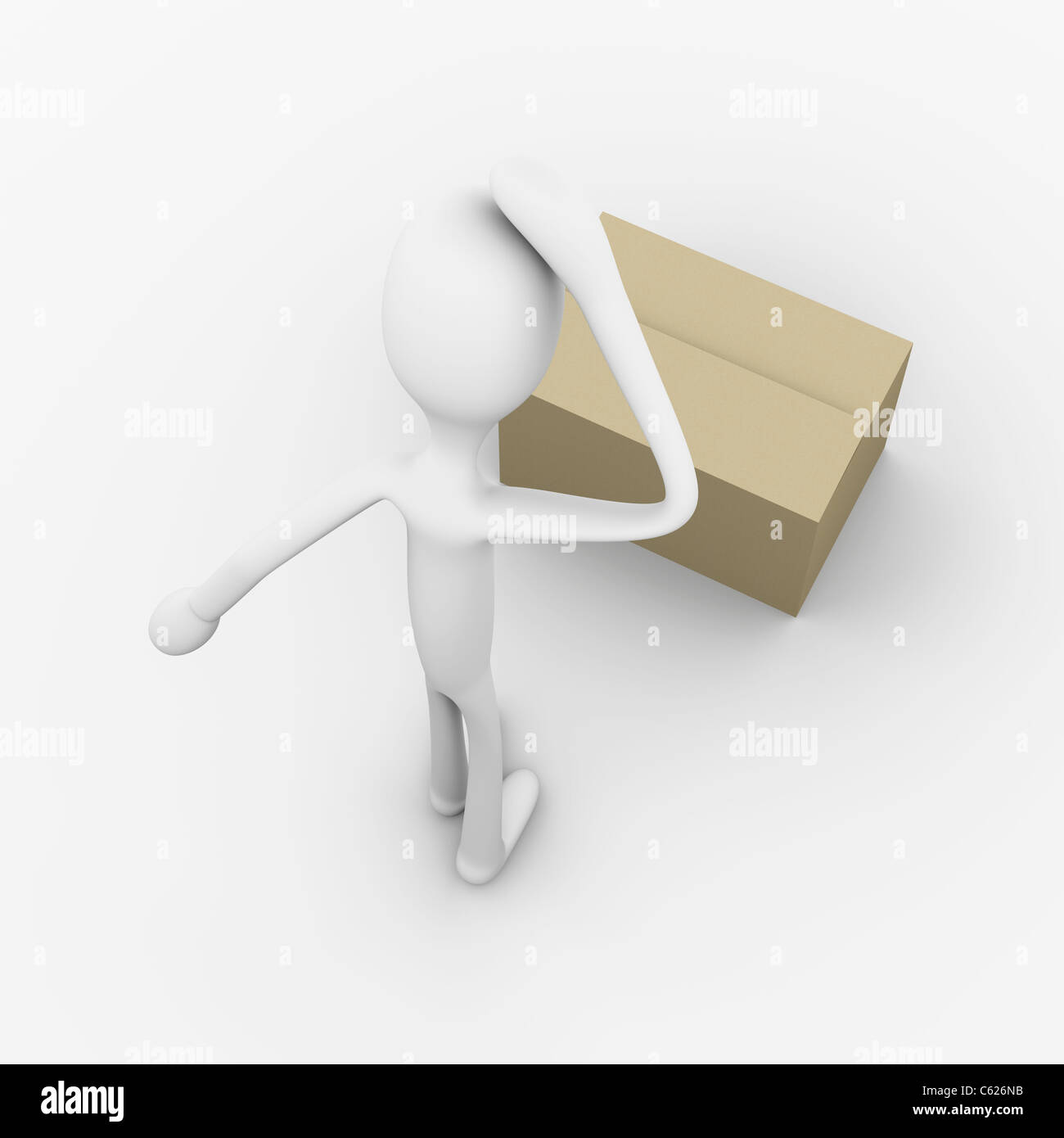 Cosa c'è dentro? Foto Stock