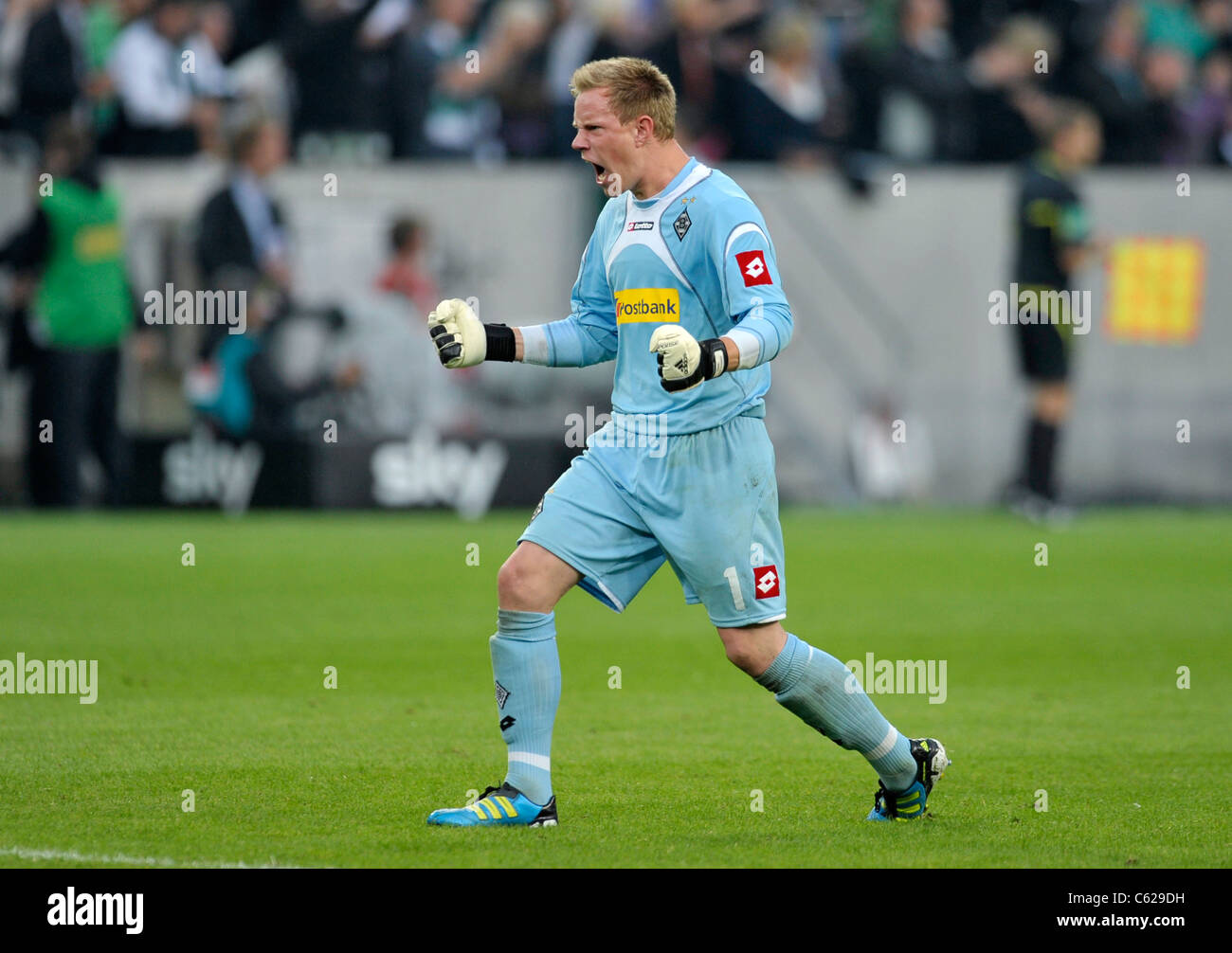 Il portiere Marc-andré ter Stegen (Borussia Moenchengladbach) Foto Stock