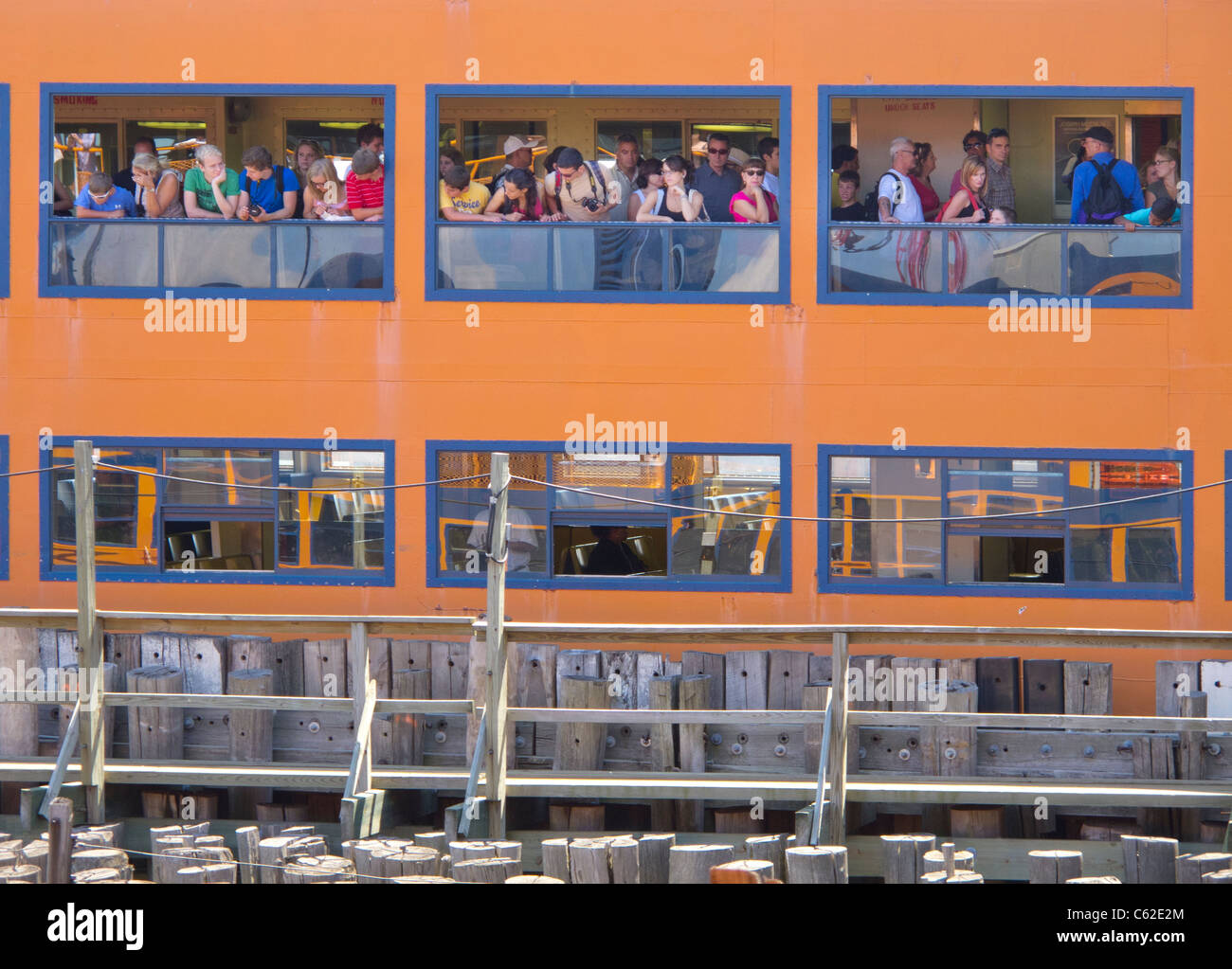 La Staten Island Ferry Foto Stock