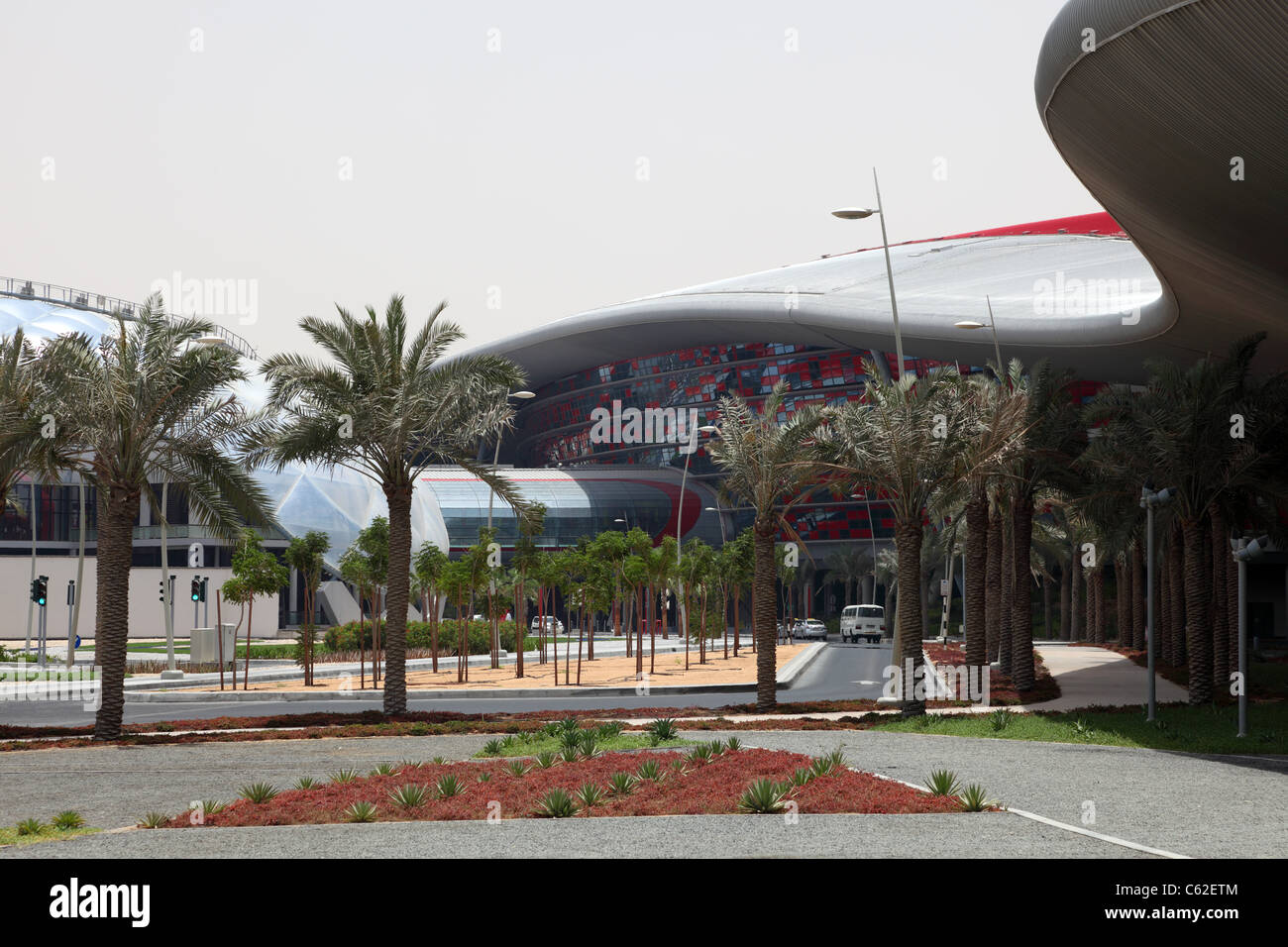 Ferrari World Theme Park ad Abu Dhabi, Emirati Arabi Uniti Foto Stock