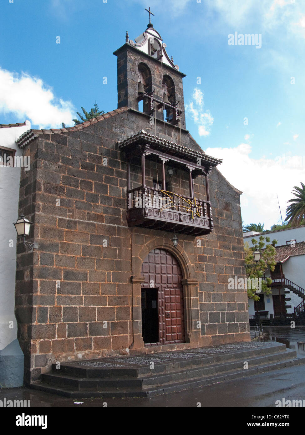 Chiesa della Vergine della Neve, las Nieves, santa cruz de la Palma la palma isole canarie Spagna, Europa Foto Stock