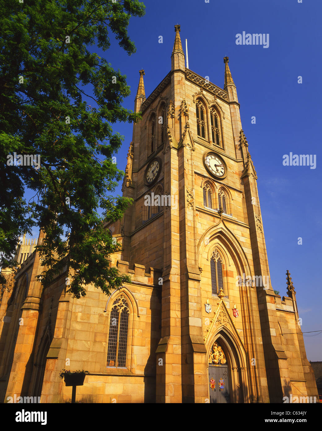 UK,Lancashire,Blackburn,Chiesa Cattedrale di Blackburn Santa Maria Vergine Foto Stock