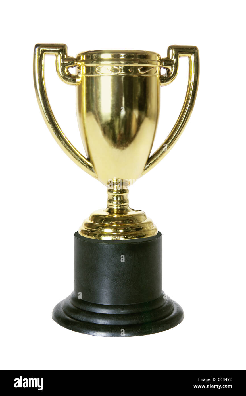 Coppa trofeo d'oro Foto Stock