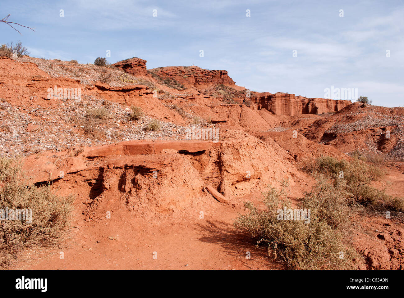 Sierra de las Quijadas, San Luis, Argentina Foto Stock